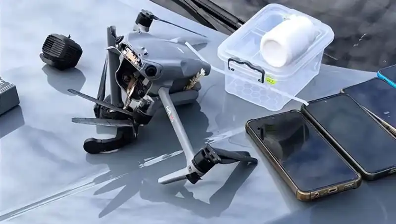 Uyuşturucu Sevkıyatı İçin Gönderilen Drone, Güvenlik Güçleri Tarafından Düşürüldü!