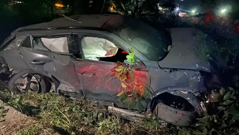 Alkollü Sürücü Feci Kaza Yaptı: Araç Takla Attı ve Hurdaya Döndü