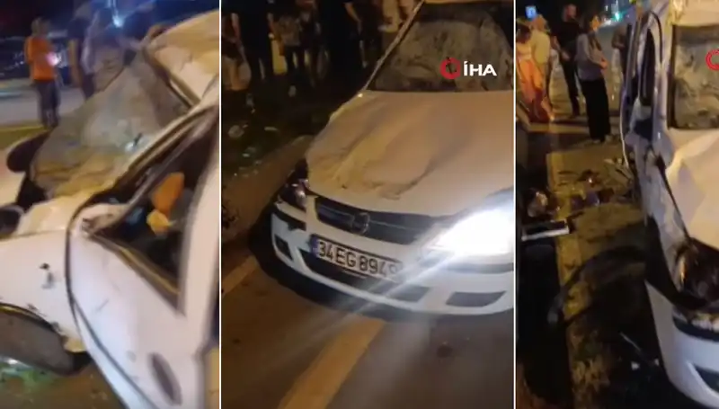 İstanbul Sahil Yolunda Ucuz Atlatılan Kaza: Olay Anı Korkuttu!