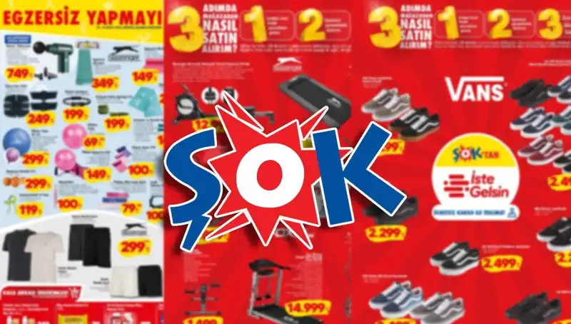 ŞOK Aktüel Katalogu ile Sağlık ve Spor Ürünleri Satışta!