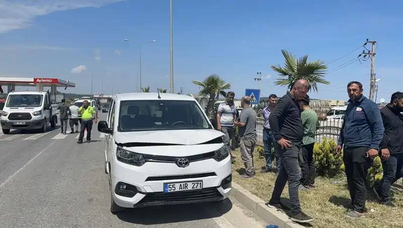 Samsun'da Bisiklet Sürücüsüne Çarpan Araç, Hayatıyla Faturayı Ödetti