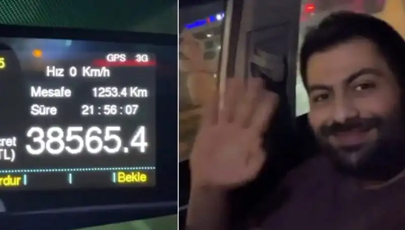 Taksici Taksimetreyi 22 Saat Açık Tutunca Yola Çıktı: Şehir Şehir Gezen Yolculuk