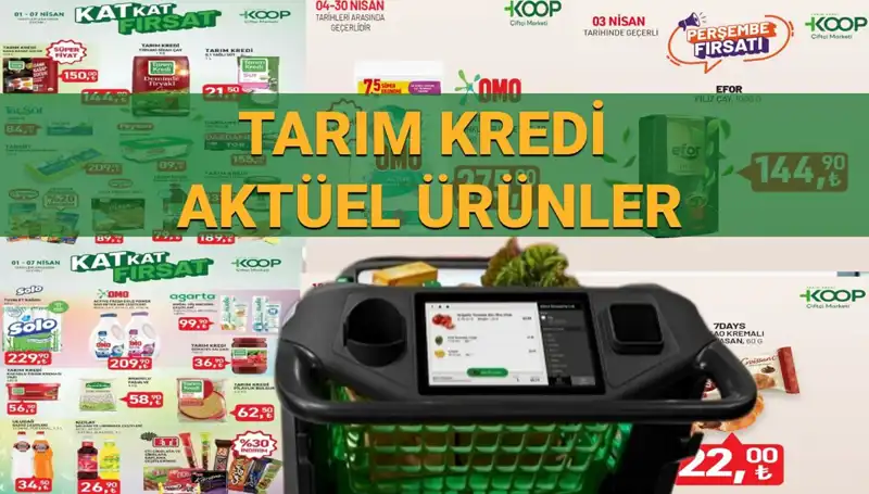Tarım Kredi Marketleri 4-7 Nisan İndirimli Ürünlerle Dikkat Çekiyor!