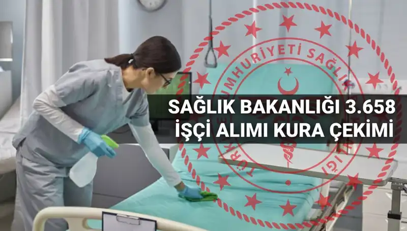 2025'te Sağlık Bakanlığı'ndan 3.658 İşçi Alımı: Kura Süreci ve Nihai Liste Açıklandı