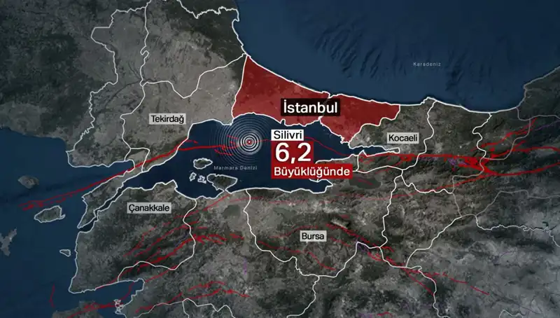İstanbul'da 6,2 Büyüklüğünde Şiddetli Deprem! Neler Oluyor?